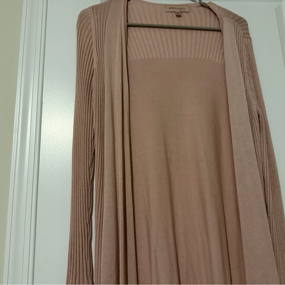Philosophy Light Pink Women's Cardigan Size XS - Picture 3 of 7